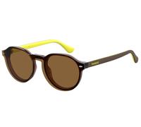 Havaianas Unisex Havaianas ARRAIAL/CS GLN/70 Sunglasses Acetate Brown Brown Round