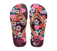 Havaianas Unisex Kids Flip-Flop, Eggplant Rose Gold, 8/9 UK Child
