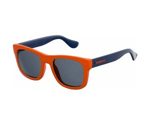 Havaianas Unisex Paraty Sunglasses Orange Blue | Small Mirror UV Shades Designer