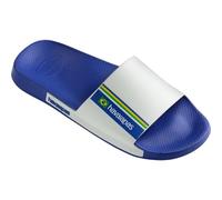 Havaianas Unisex Slide Brasil (Mini Me), Marine Blue, 1/2