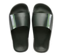 Havaianas Unisex Slide Brasil, Olive Green, 3/4