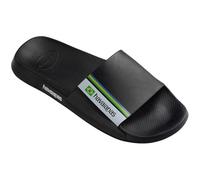 Havaianas Unisex Slide Brasil Sandal, Black, 1/2 UK