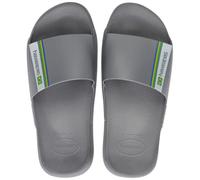 Havaianas Unisex Slide Brasil Sandal, Steel Grey, 6/7 UK