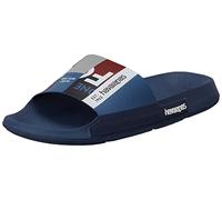 Havaianas Unisex Slide Sandal, Indigo Blue, 1/2 UK Wide