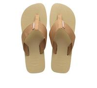Havaianas Urban Basic Material Flip Flops, Light Brown, Size 8, Men Light Brown