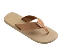 Women's Havaianas Unisex Urban Basic Material Flip Flops - Sand Grey - Size: 9 - 10 uk