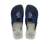 Havaianas Urban Print Men FlipFlop White Blue Indigo 6.5/7 UK