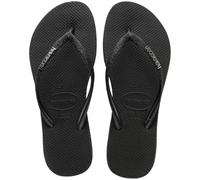 Havaianas Women Slim Animal Floral Fusion Flip Flops - Spring and Summer Pool Sandals for Women, Black, 7.5/8 UK