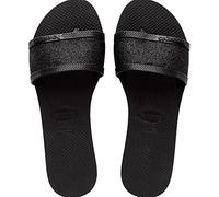 Havaianas Women You Angra Glitter, Black, 7.5/8