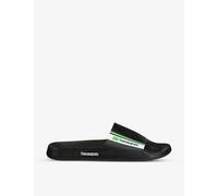 Havaianas Womens Black Brazil Logo-print Rubber Sandals 3/4