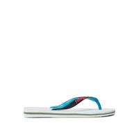 Havaianas Womens Brasil Mix White Black 35 36 Flip Flops Summer Pool Beach