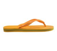 Havaianas Womens Brasil Pop Yellow 35 36 Flip Flops Summer Pool Beach Sandals