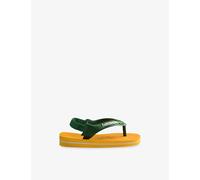 Havaianas Womens Havaianas Baby Brasil Logo II Rubber Flip-Flops Yellow 8-8.5 Kids