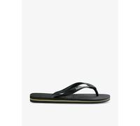 Havaianas Womens Havaianas Brasil Logo-Embossed Rubber Flip-Flops Green Olive 3/4