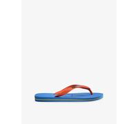 Havaianas Womens Havaianas Brasil Rubber Flip-Flops Blue/Orange 8