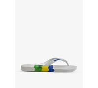 Havaianas Womens Havaianas Brazil Tech Rubber Flip-Flops White 8