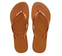 Havaianas Women's Havaianas Slim Flip Flop, Bronze, 3.5 UK
