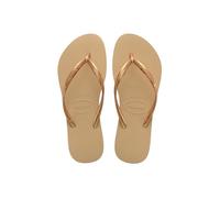 Havaianas Women's Havaianas Slim Flip Flop, Golden, 3.5 UK