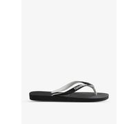 Havaianas Womens Havaianas Top Mix Colour-Contrasting Rubber Flip Flops Black 5