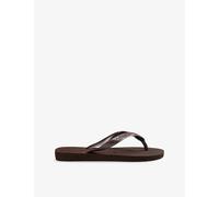 Havaianas Womens Havaianas Top Rubber Flip-Flops Dark Brown 1/2
