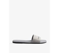 Havaianas Womens Havaianas You Malta Striped Woven Sandals Ice Grey 3/4
