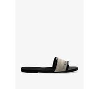 Havaianas Womens Havaianas You Trancoso Rubber Sandals Black 3/4
