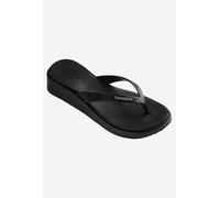 Havaianas Women's High Platform Flip Flops - Black - 35/36