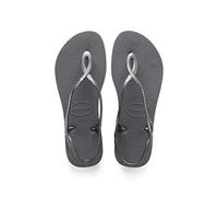 Havaianas Women's Luna Sandal, Steel Grey, 1/2 UK