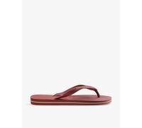 Havaianas Womens Pau Brasil Logo-embossed Rubber Flip-flops 3/4