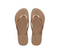 Havaianas Womens Rose Gold Slim Slide