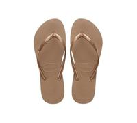 Havaianas Womens Rose Gold Slim Slide