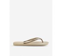 Havaianas Womens Slim Flip Flop - Gold - Size 37/38