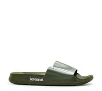 Havaianas Womens Slide Brasil Green 35 36 Flip Flops Summer Pool Beach Sandals