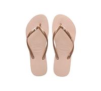 Havaianas, Women's, Slim Crystal Glamour Swarovski, Flip Flop, Ballet Rose, 7.5/8 UK