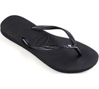 Havaianas Slim Crystal Flip Flops Women's - Black 8-9