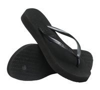 Havaianas womens Slim Flatform Sandal Black Size: 5-6 Women/4-5 Men
