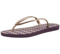 Havaianas Women's Slim Fresh Flip Flops, Aubergine, 6/7 UK