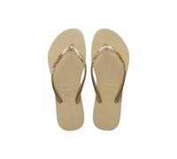 Havaianas Women's Slim Glitter Golden Gold Light | Size: 6-7 Havaianas Gold 6-7