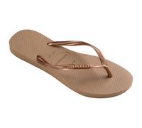 Havaianas Slim Logo Metallic Flip Flops Pink EU 37-38 Woman