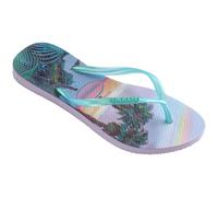 Havaianas Womens Slim Paisage Flip Flops Light-Purple 35-36