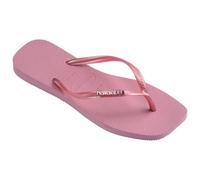 Havaianas - Women's Slim Square Logo Metallic - Sandals size 35/36, pink