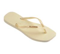 Havaianas - Women's Slim Square Logo Metallic - Sandals size 35/36, sand