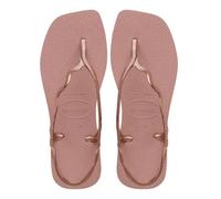 Havaianas - Soleil, Elegant, Durable, and Comfortable Sandals, T-Strap Style, Back Closure, Wavy Straps, and Square Edged Sole, Women