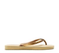 Havaianas Womens Square Magic Sequin Sand Grey Flip Flops Summer Pool Beach