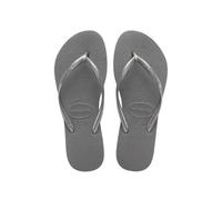 Havaianas Slim Women's Grey Flip Flops, Size: 8