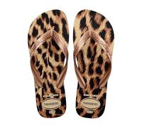 Havaianas Women's Top Animals Flip-Flop, Sand Grey/Rose/Rose, 1/2 UK