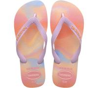 Havaianas Women's Top Fashion, Comfortable, Durable, and Lightweight Flip-Flops, Peach, 1/2 UK