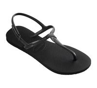 Havaianas Womens Twist Black 35 36 Flip Flops Summer Pool Beach Sandals