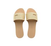 Havaianas Womens You Malta Metallic Slide - Gold - Size UK 8