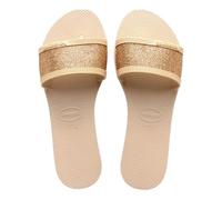 Havaianas - You Angra Glitter, Slide Sandals, Comfortable, Stylish, and Durable, Wide Straps with Glitter, Women